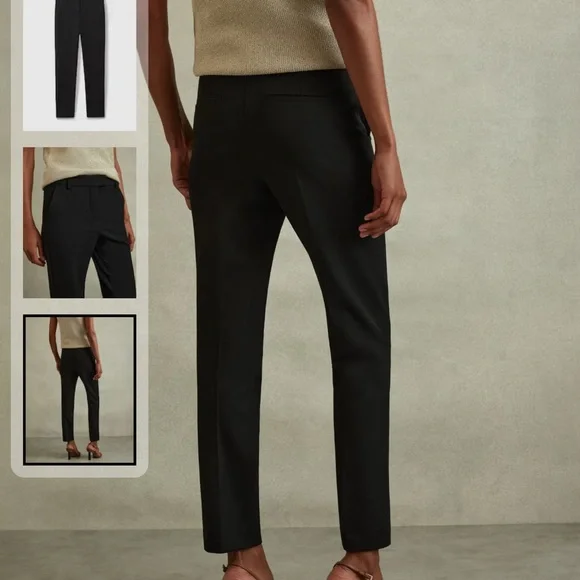 Reiss Joanne Slim Fit Tailored Pants - Size 4R - Picture 3 of 6